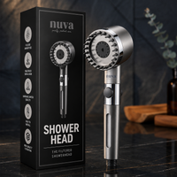 NUVA PureFlow™ Filtered Shower Head — Softer Skin & Hair